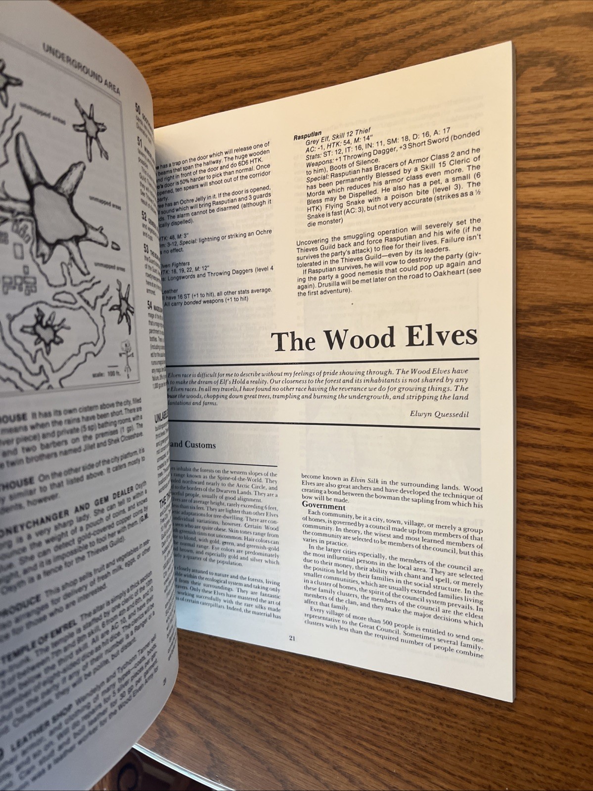 Mayfair Games Role Aids – Elves system neutral TTRPG supplement 711 Advanced D&D