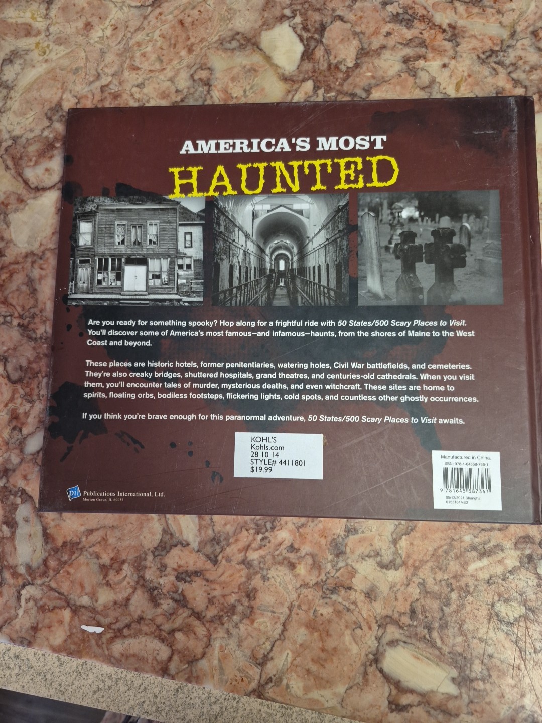 50 States 500 Scary Places to Visit: On the Hunt to Uncover America – VERY GOOD