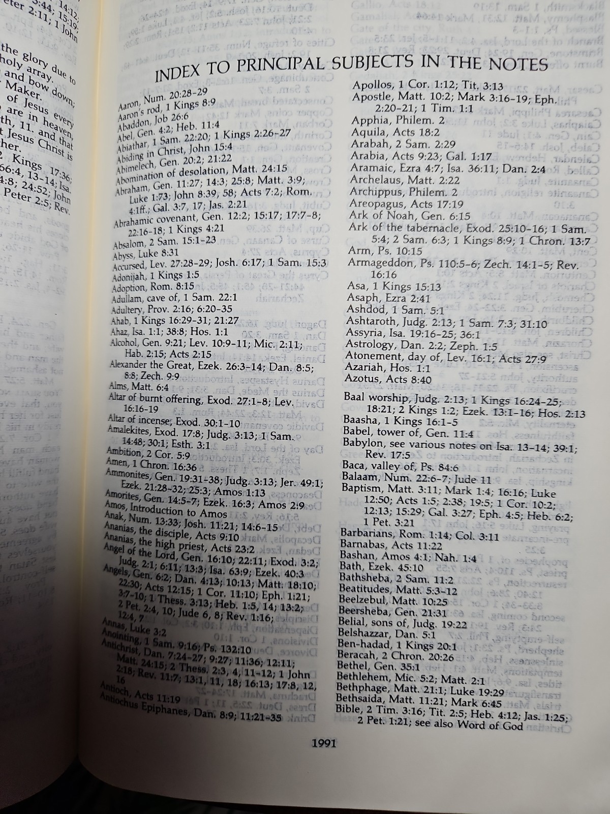 Ryrie Study Bible NASB Brown Leather 1978 Moody Press Charles C Ryrie Gold Edge