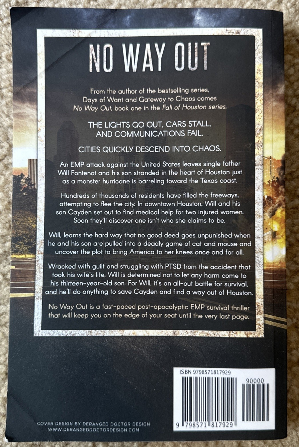 No Way Out – A Post Apocalyptic EMP Survival Thriller, T.L. Payne Paperback