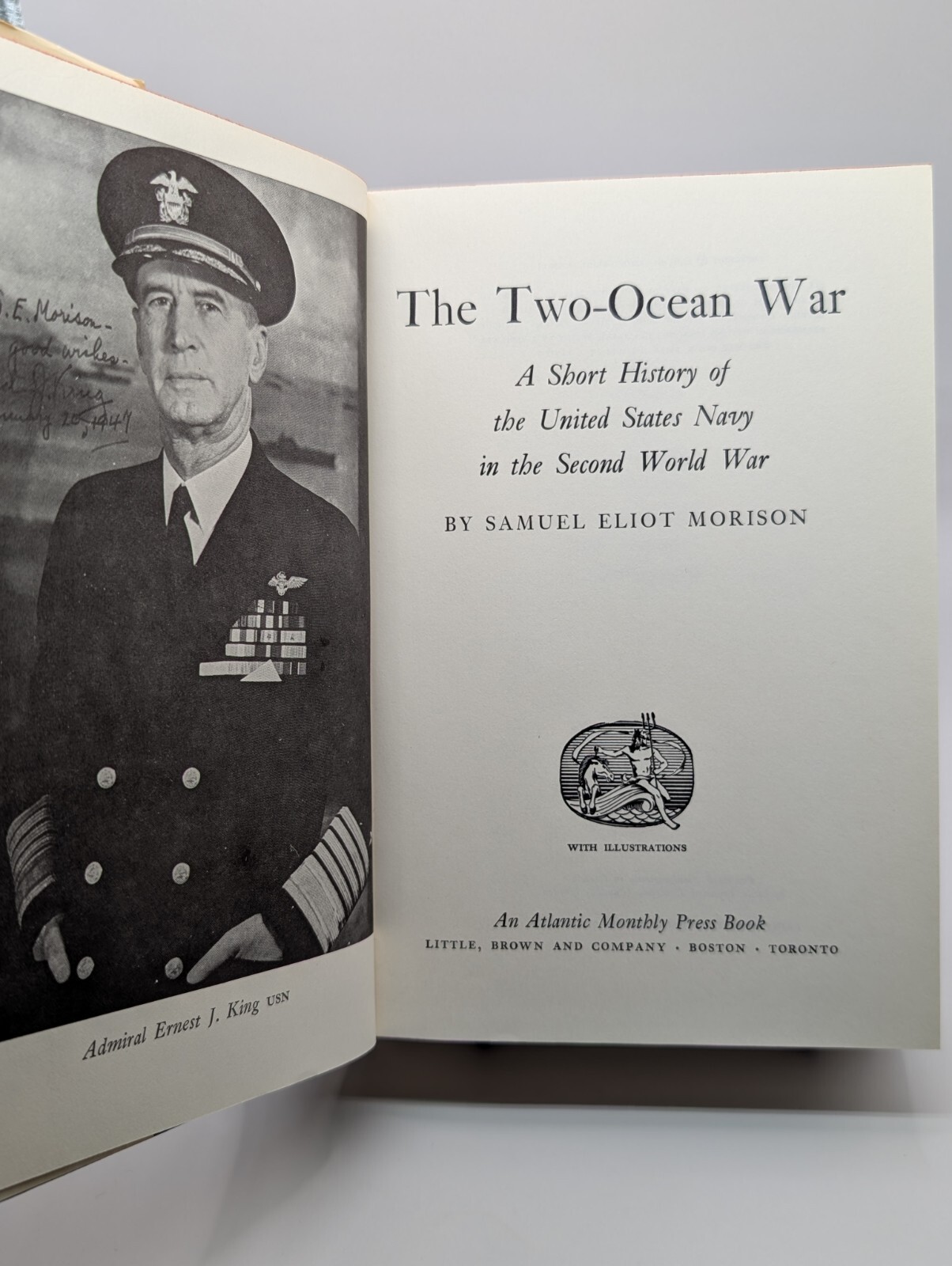 The Two-Ocean War By Samuel Eliot Morison 1963 *1ST EDITION * BOOK CLUB EDITION*