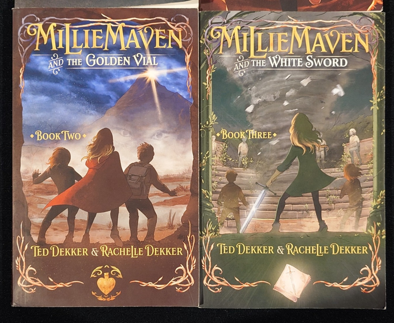 Mixed Lot of 4 Ted Dekker PB Books – The Dream Traveler’s Quest & Millie Maven