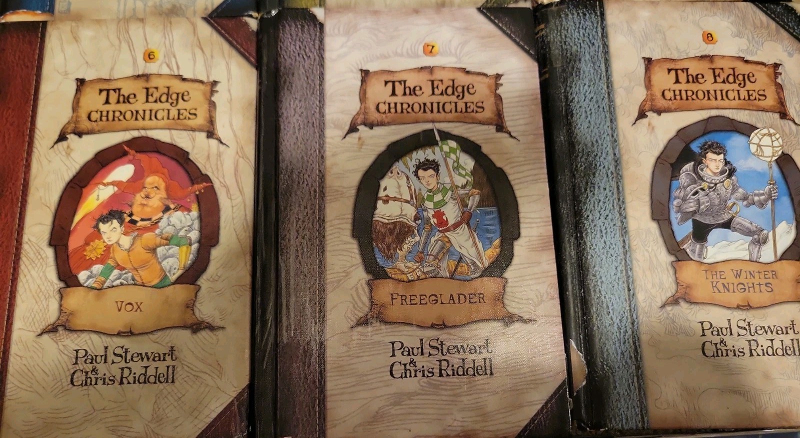 Hardcover Set of The Edge Chronicles 3-10 Paul Stewart Chris Riddell Lot