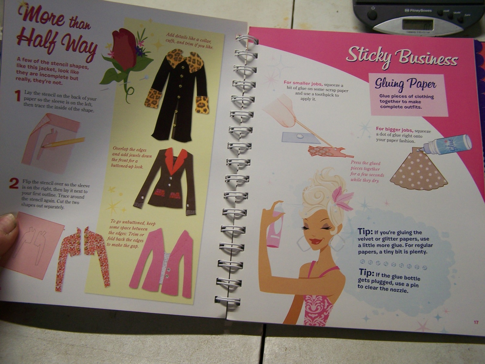 2008 Klutz Fancy Paper Fashion Book, Out-of-Print, Rare Find
