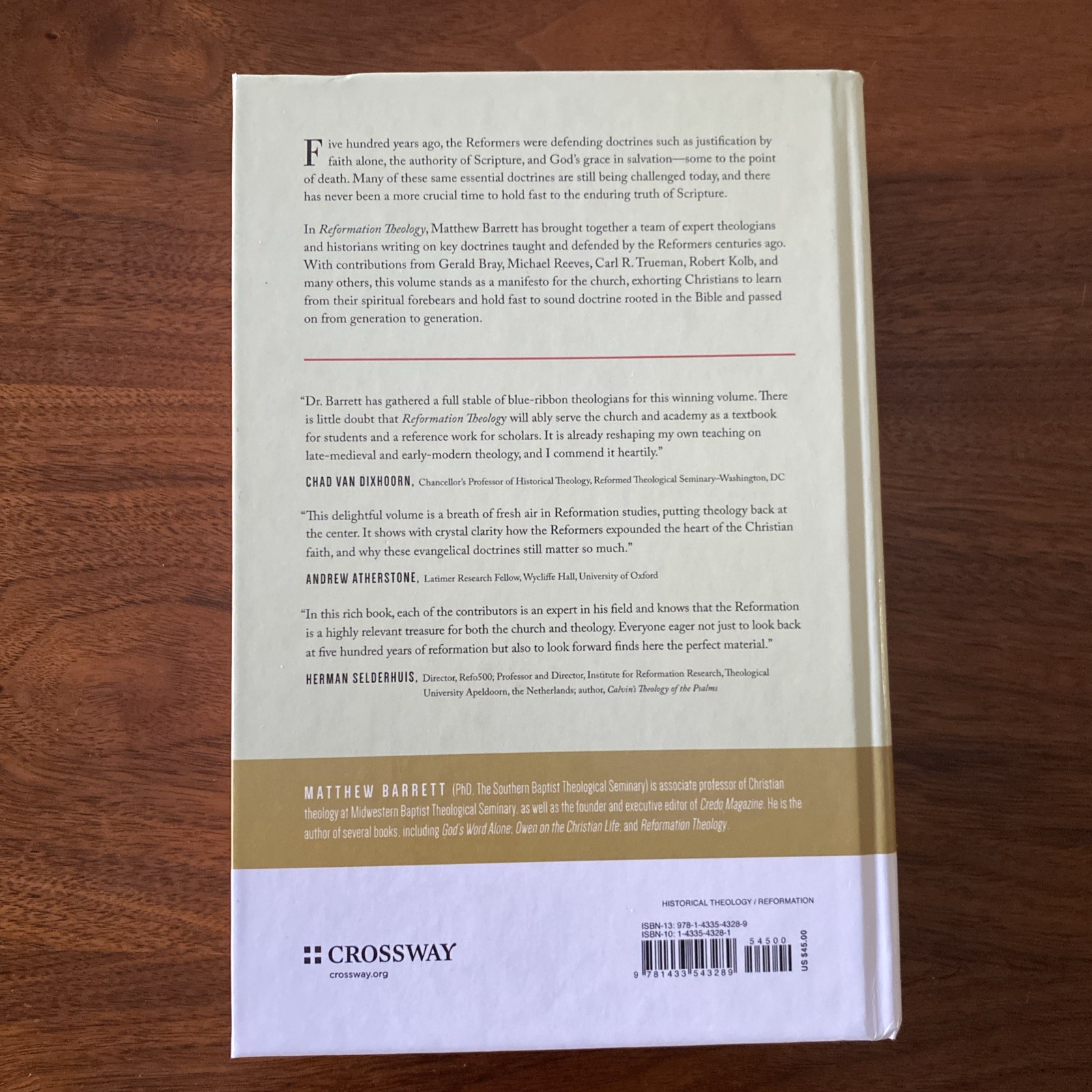 REFORMATION THEOLOGY: A SYSTEMATIC SUMMARY By Matthew Barrett & Michael Horton