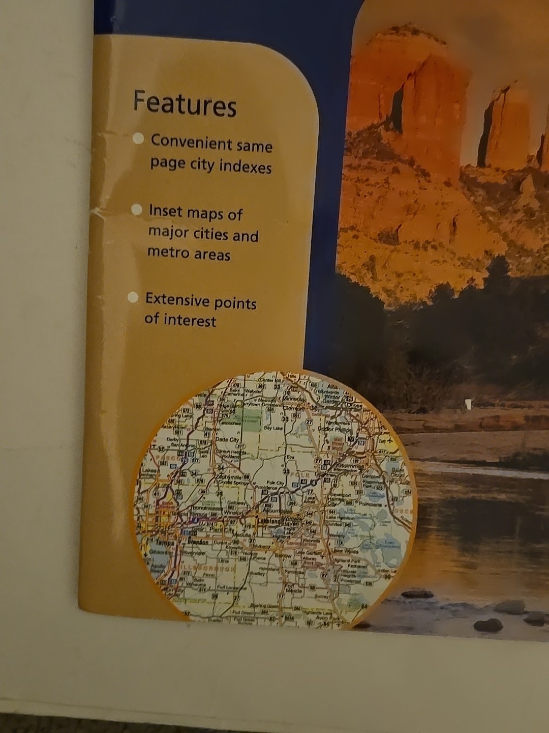 United States Road Atlas Book Page City Indexes Bendon Publishing Pre-owned