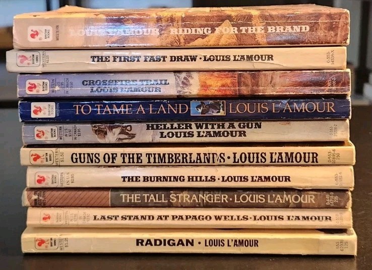 Louis L’Amour Lot Of 10 Western Paperback Books
