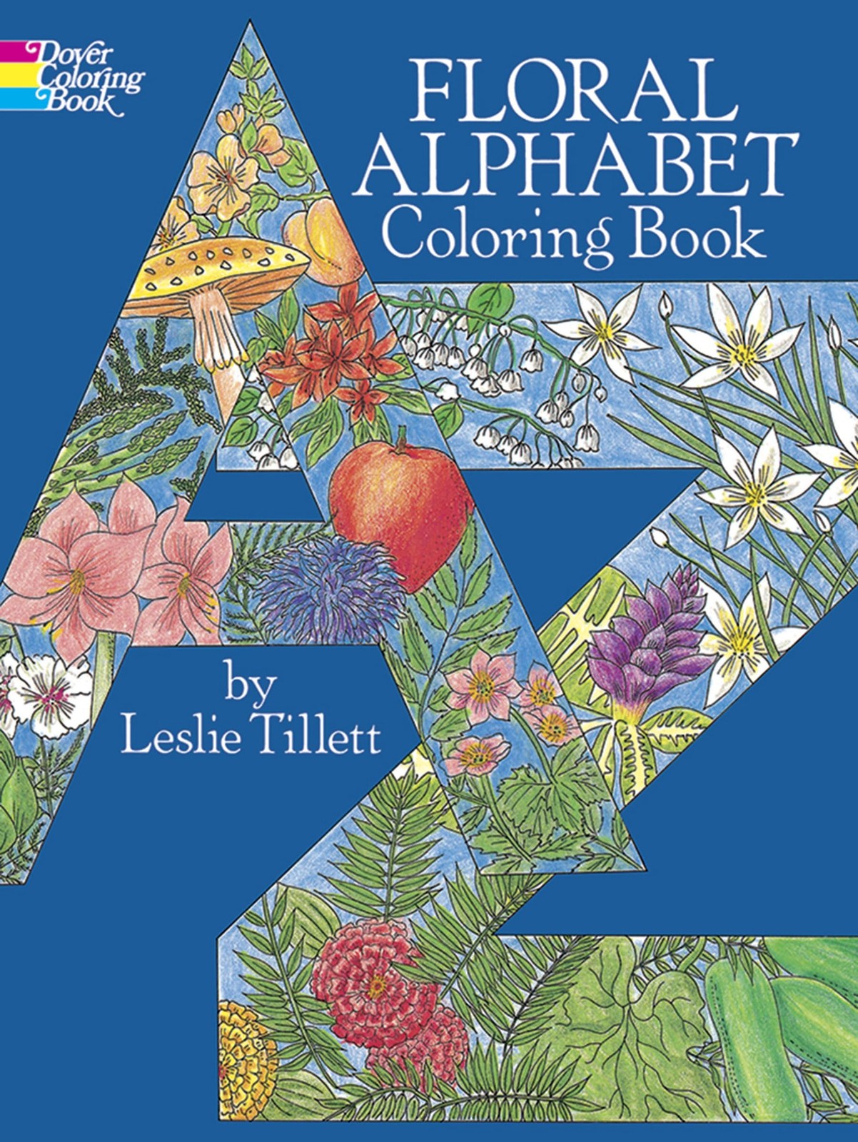Floral Alphabet Coloring Book (Dover Alphabet Coloring Books)