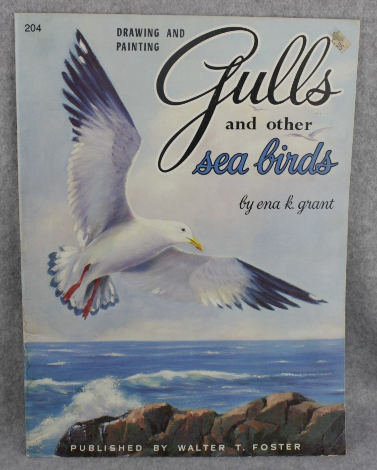 Drawing & Painting Gulls and Other Sea Birds 204 Ena Grant Art Instruction Color