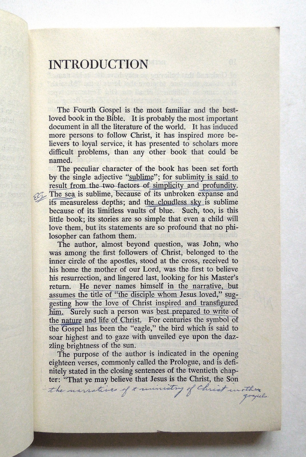 The Gospel of John – Charles R. Erdman, 1966 sc, The Westminster Press