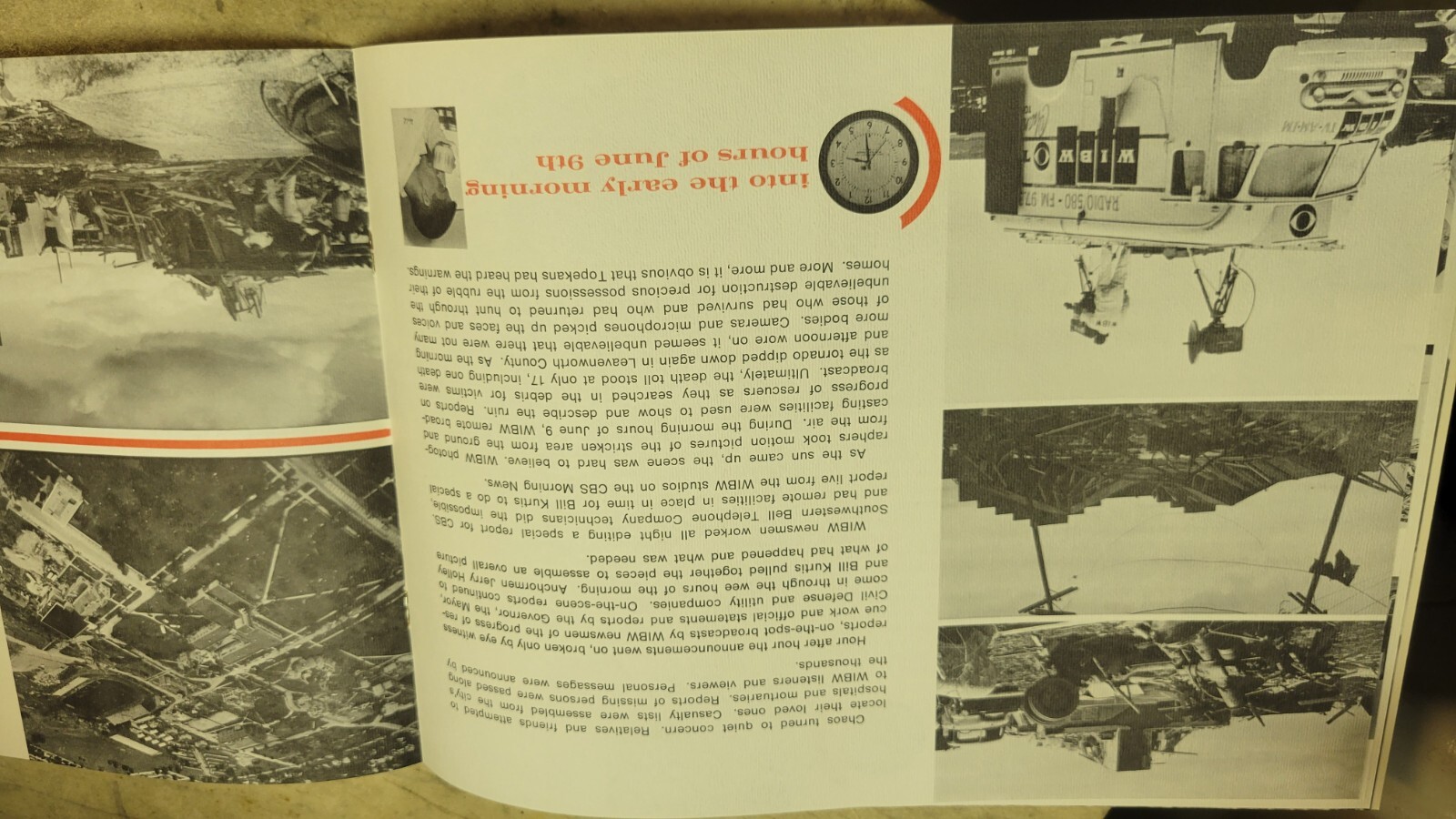 1966 For God’s Sake Take Cover Topeka WIBW Tornado Book New Old Stock Original