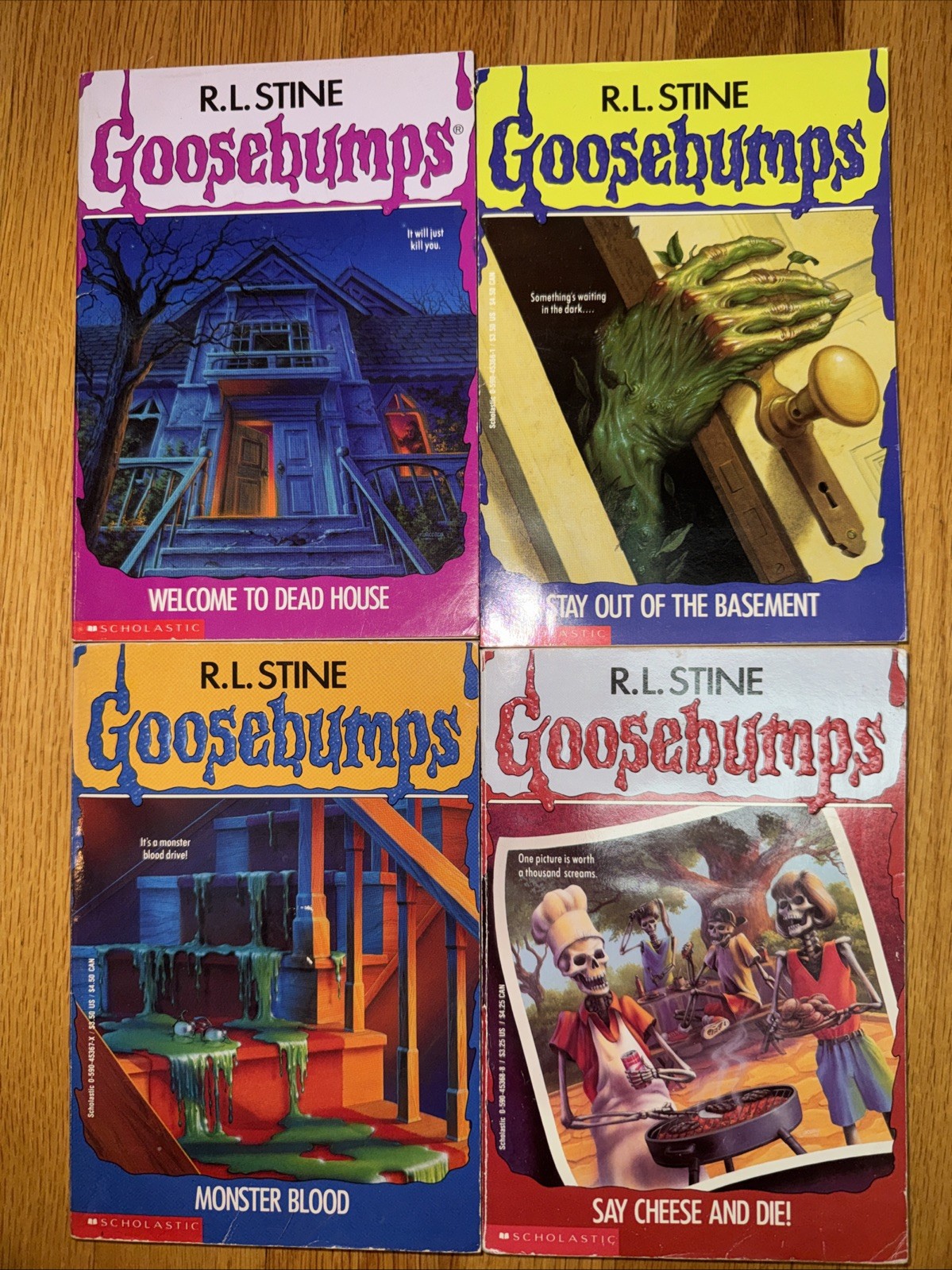 Lot Of 60 Goosebumps Children’s Books R L Stine Horror Thriller Scholastic 1-60