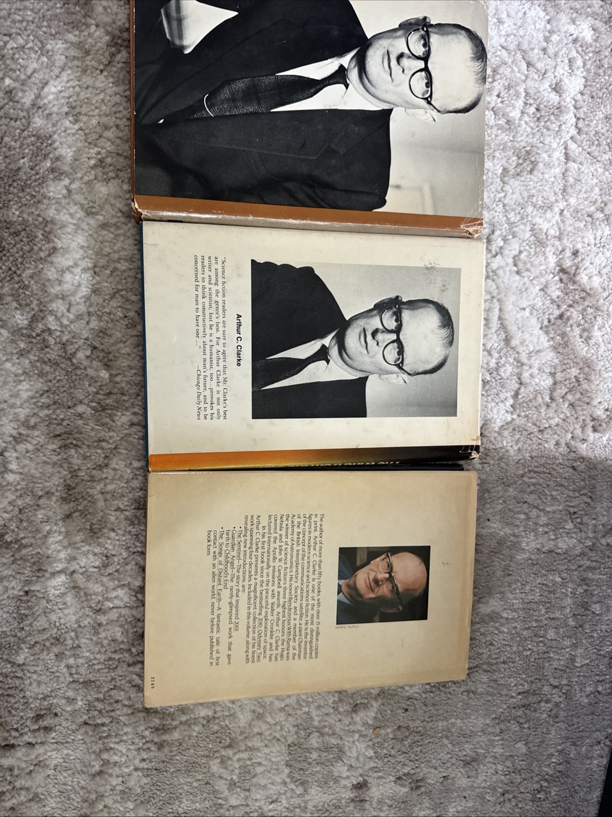 arthur c clarke book lot Imperial Earth, The Wind From The Sun,the Sentinel HC