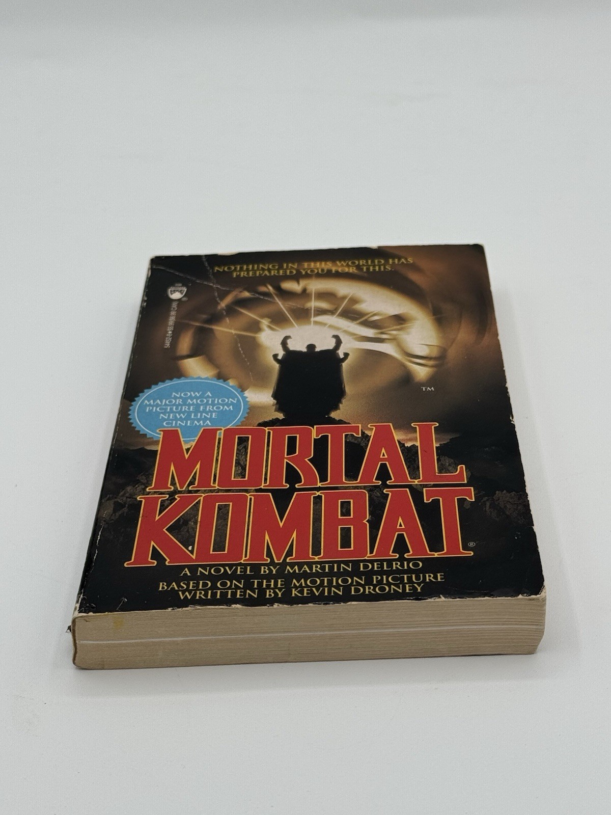 Mortal Kombat Movie Novel Martin Delrio 1995 Paperback New Line Cinema Tie-In