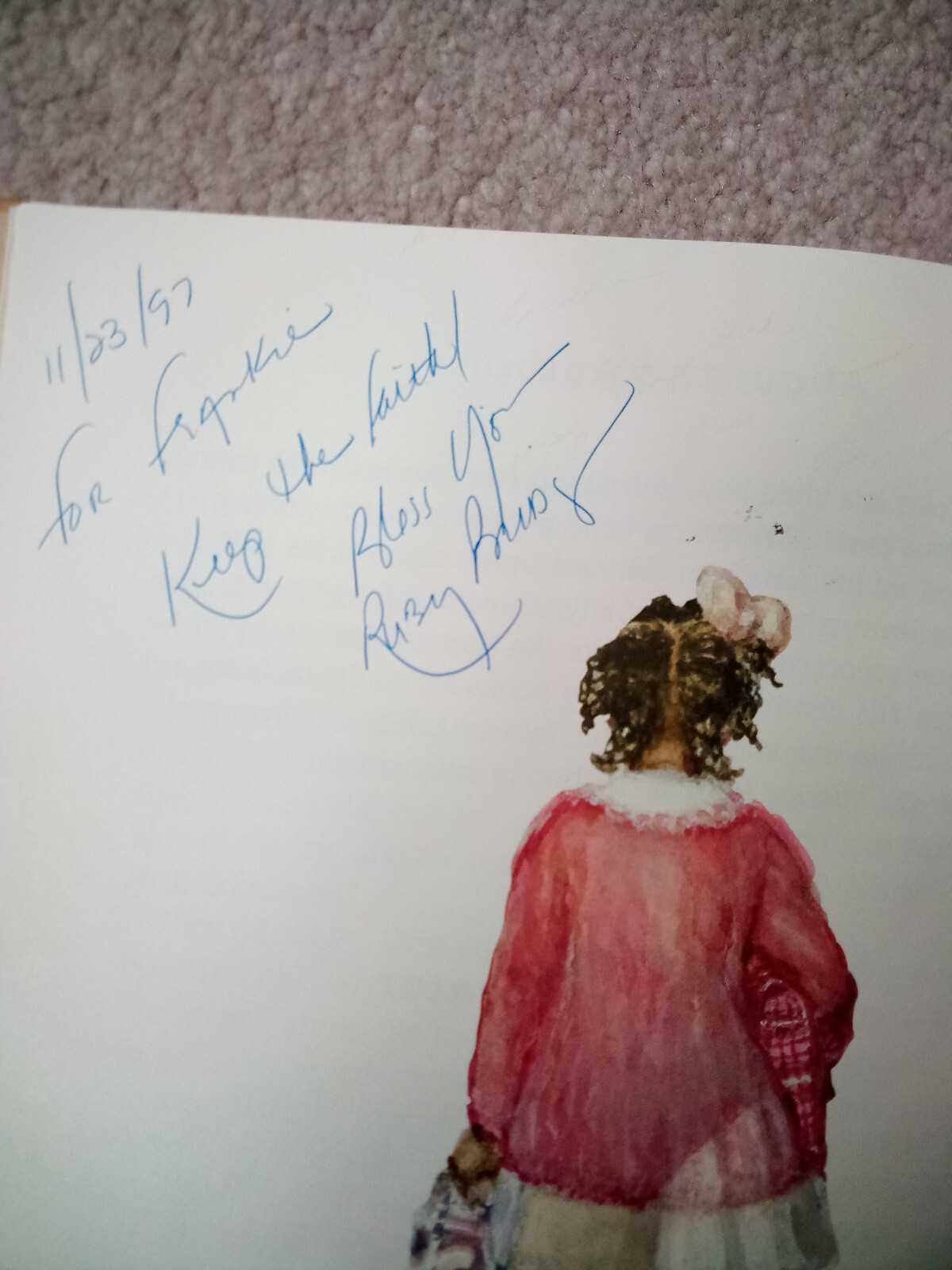 SIGNED! The Story of Ruby Bridges, by Robert Coles. Hardcover picture book.