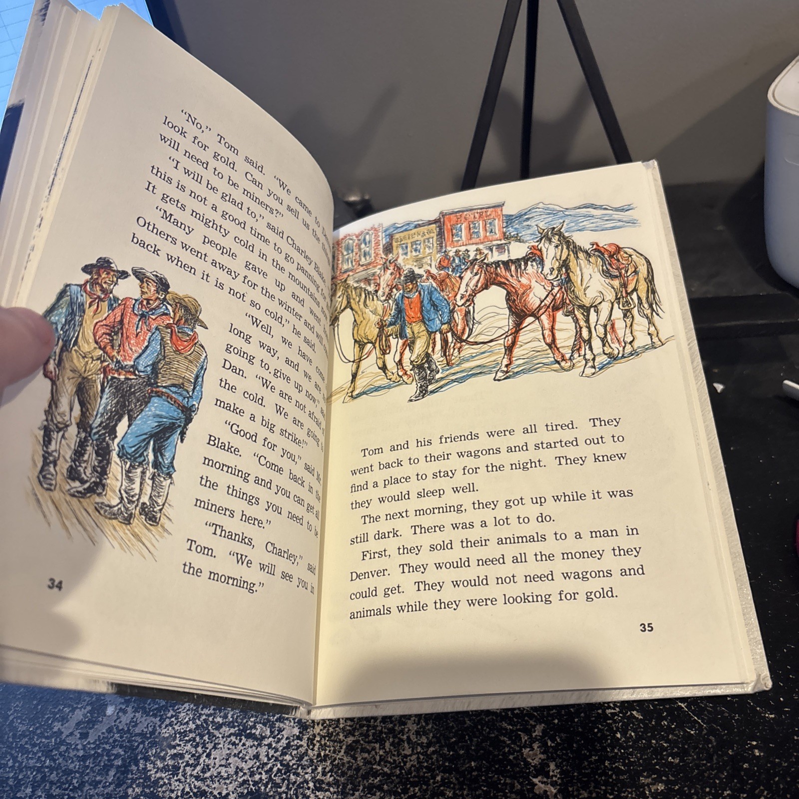Gold Nugget Edna Walker Chandler HB 1976 Tom Logan Series HC.