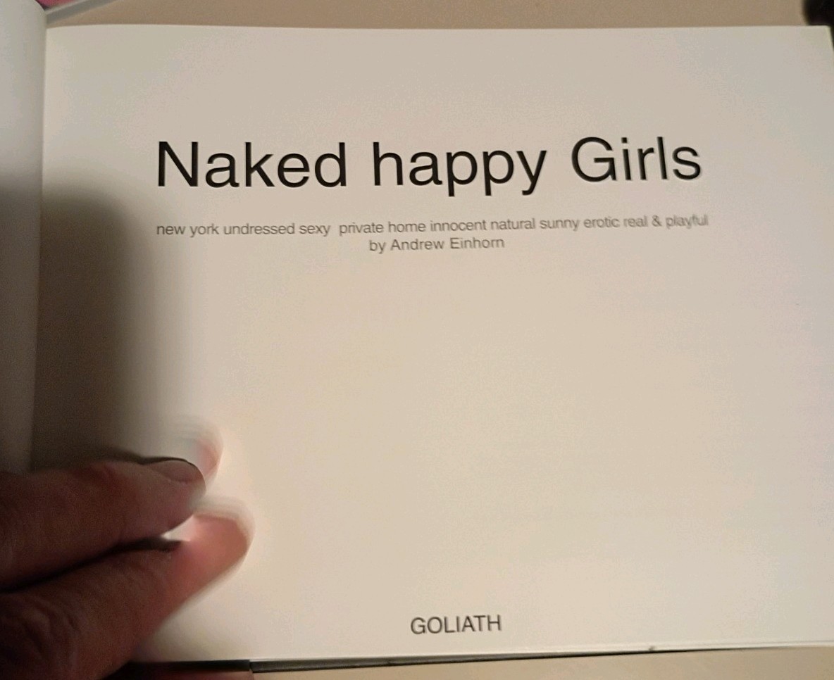 NAKED HAPPY GIRLS: Hardcover Book By Einhorn, Andrew