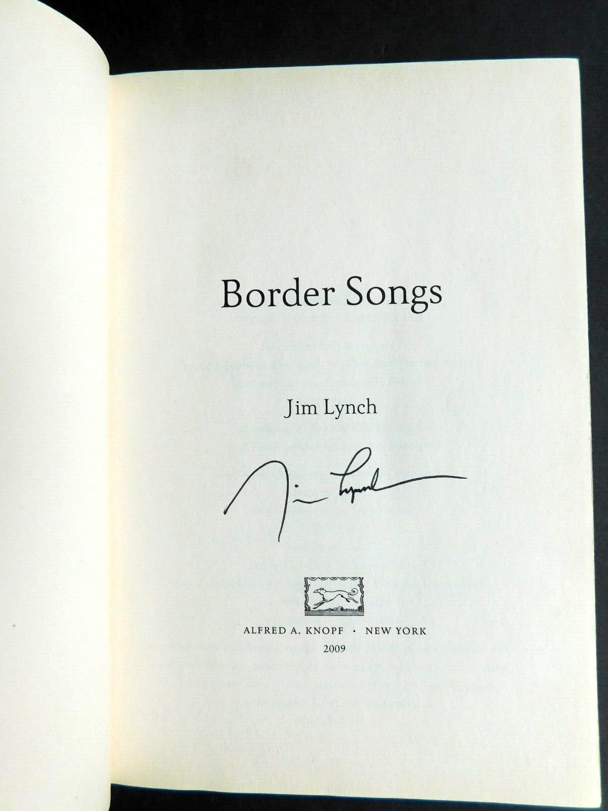 *SIGNED* 2009 1st edition JIM LYNCH Hardcover jacket US BORDER PATROL 291 pages