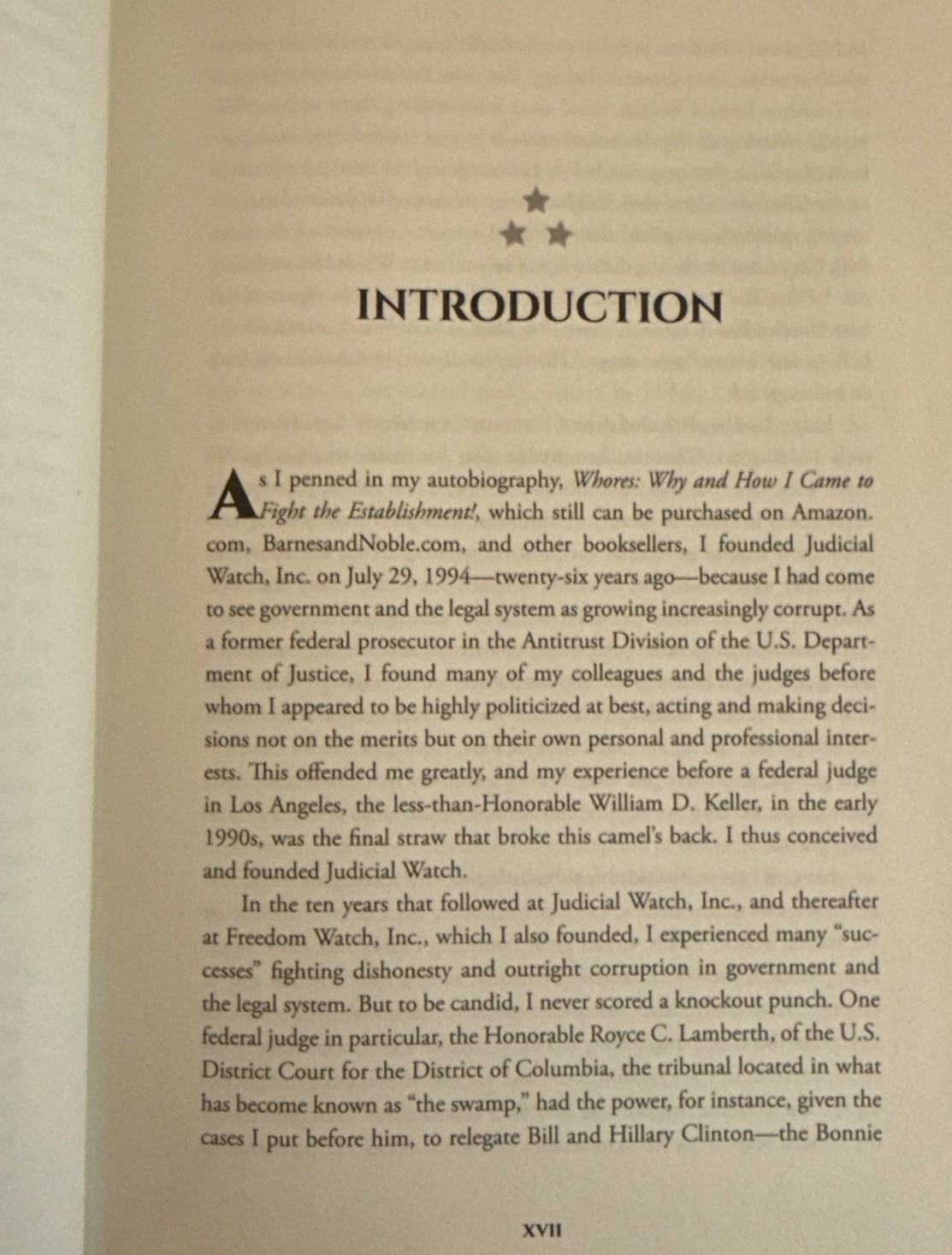 It Takes a Revolution: Forget the Scandal Industry! by Larry Klayman: New HC