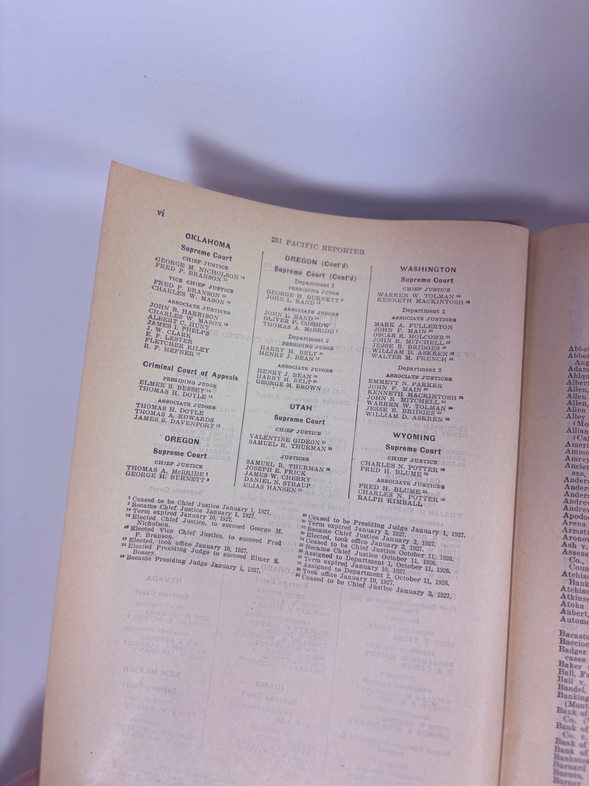 Antique Book Lot Pacific Reporter Vol 237 251 West Publishing 1927 Law Case