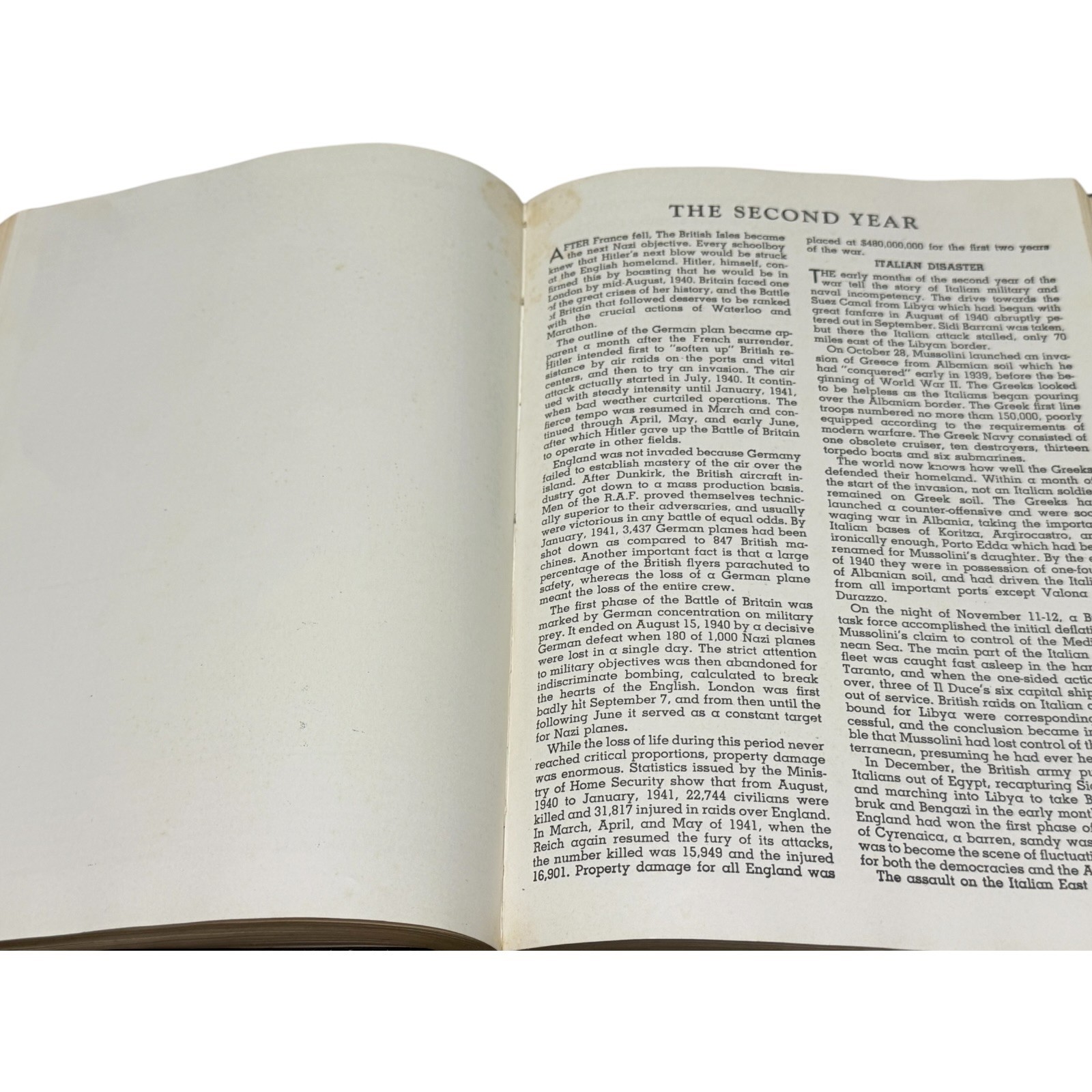 Pictorial History Of The Second World War Volume 1 First And Second Year 1944