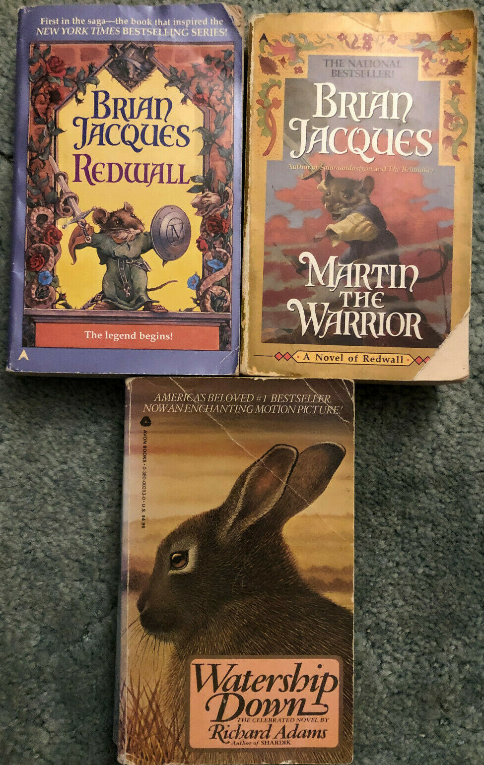 Ricahard Adams & Brian Jacques, Watership Down, Redwall, Martin the Warrior