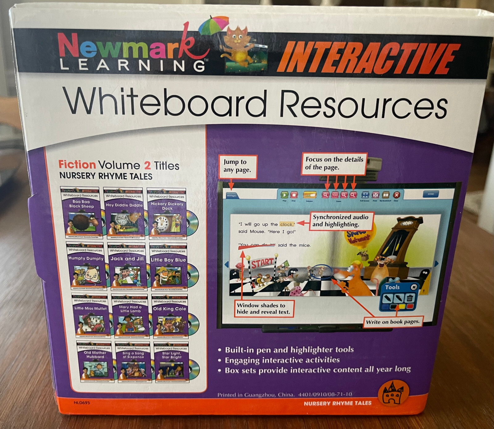 Newmark Learning Interactive Whiteboard Resources Vol. 2- 12 interactive CD-Roms