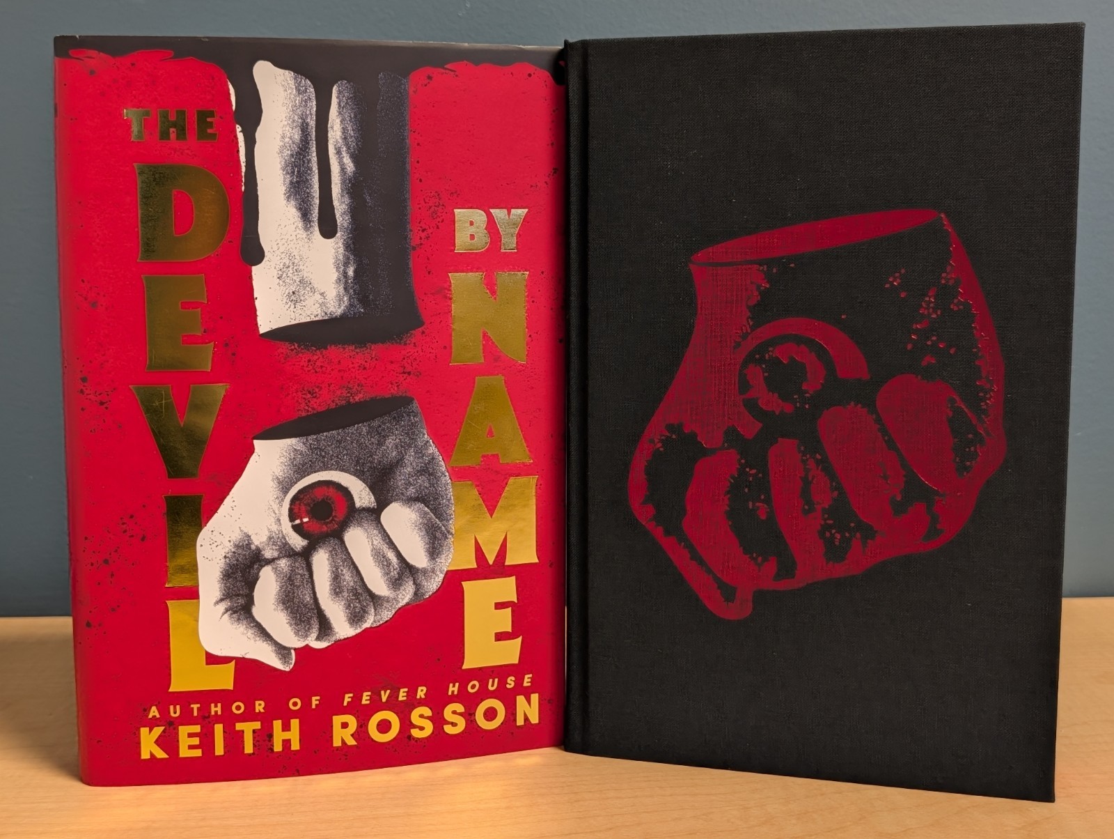 🤘Keith Rosson THE DEVIL BY NAME Black Crow SIGNED Ltd Ed Hardcover Sprayed Edge