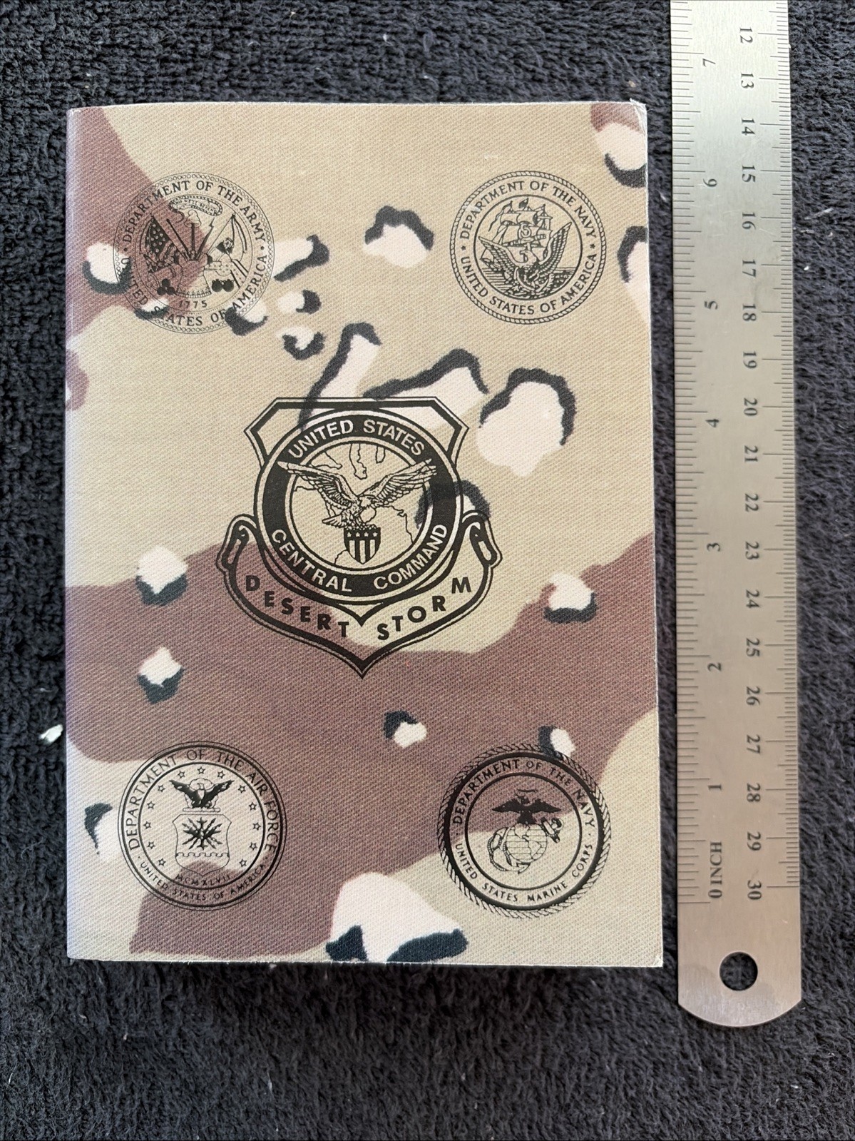 Desert Storm Era Bible US Central Command Good News English 1990s Pocket Size