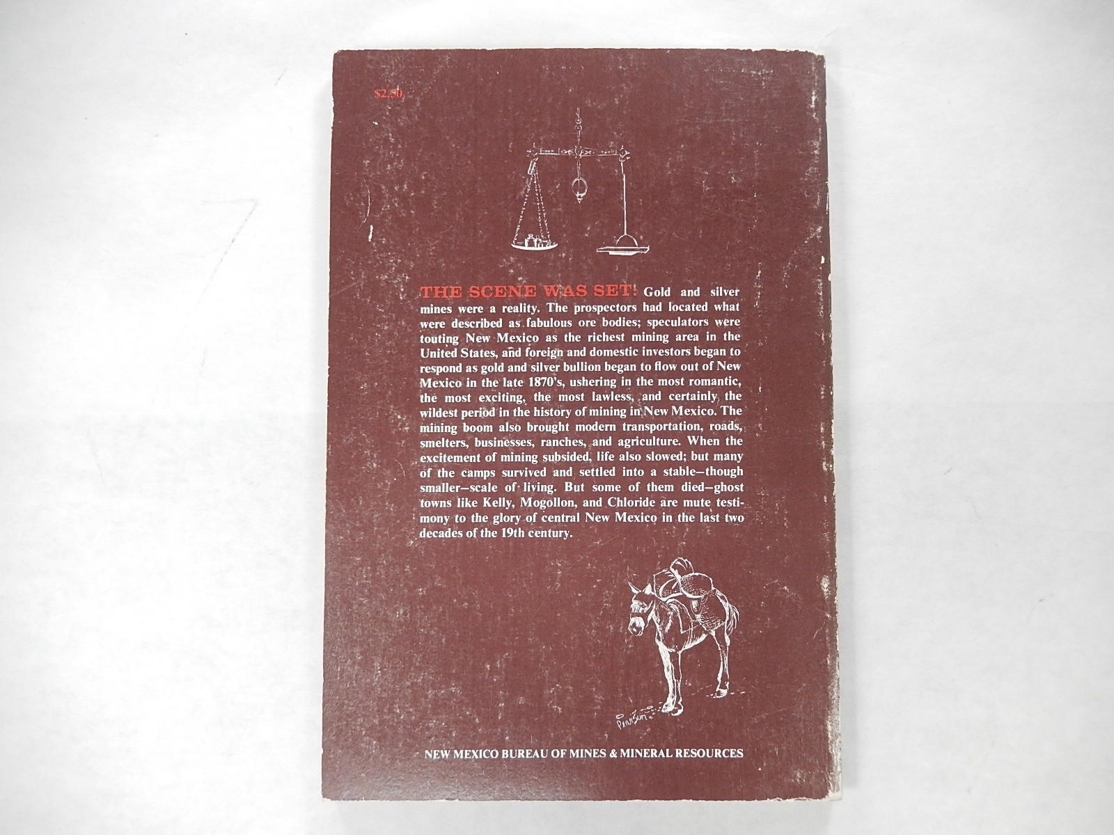 The Story of Mining in New Mexico by Paige W. Christiansen, 1974, Bureau Mines