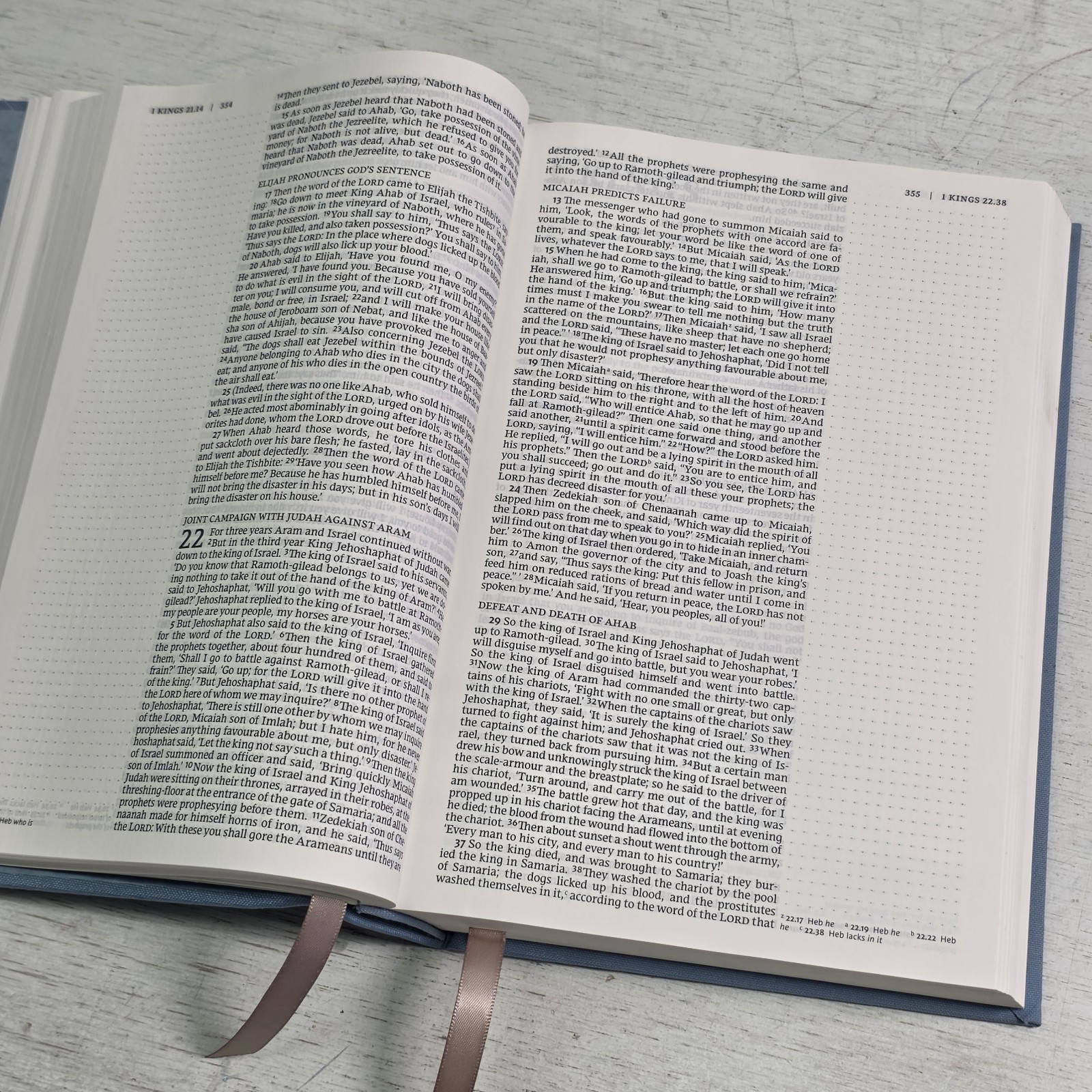 NRSV Catholic Bible Press Blue Note Taking Journal Cloth Board Canvas Hardcover