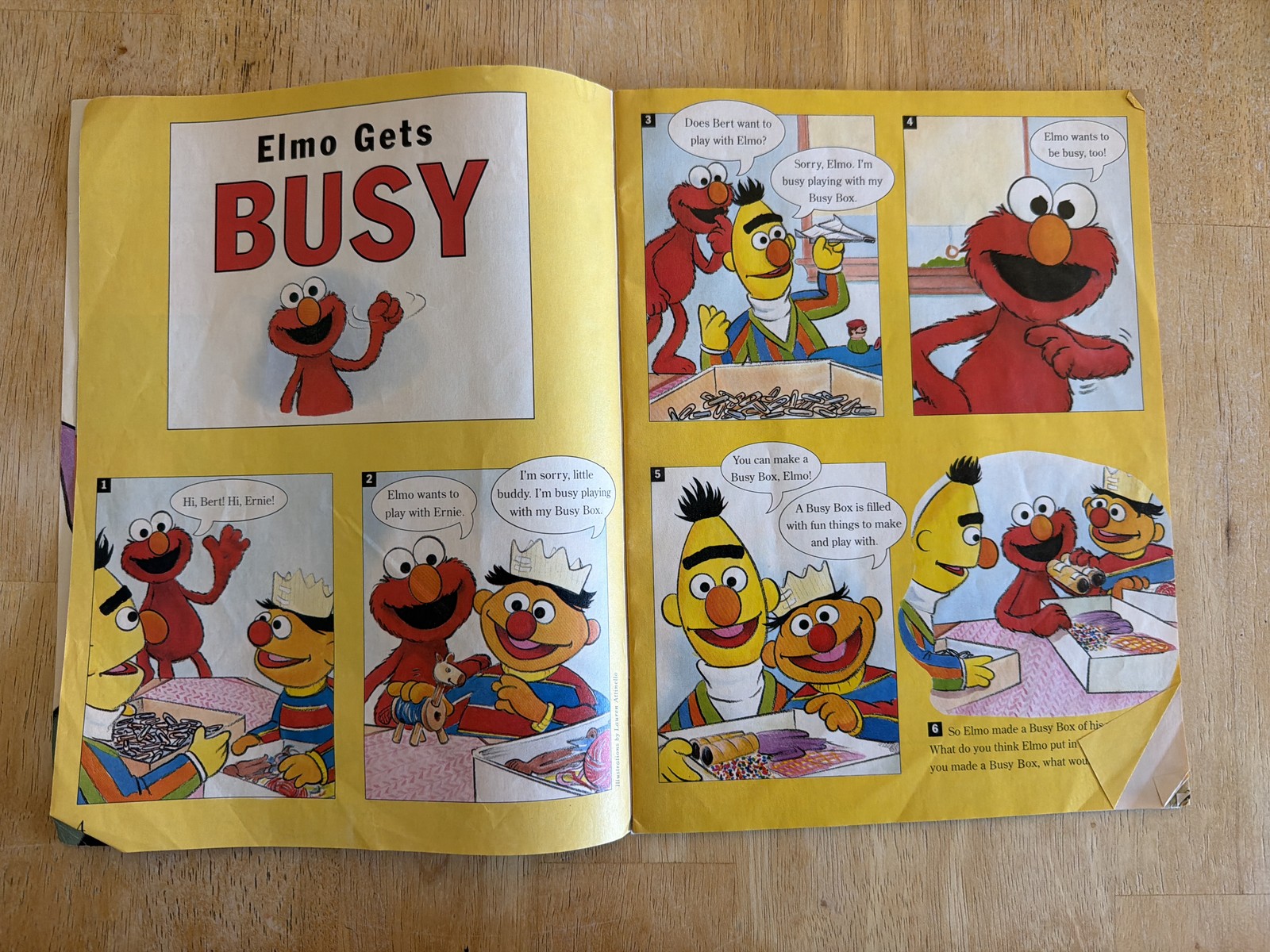 Vintage 90s Sesame Street Magazine, Fun and Games with Elmo, Paperback, 1993