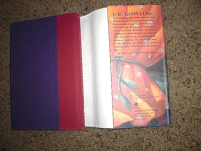 Harry Potter and the Sorcerer’s Stone Hardcover 1st American Edition 1998 SHARP