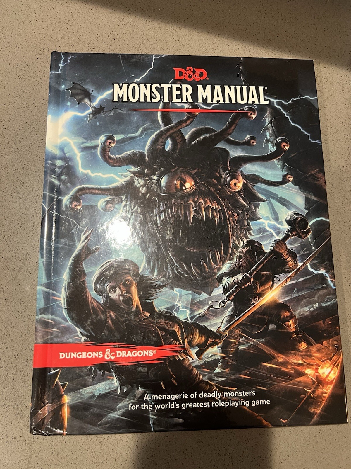 Dungeons & Dragons Book Lot Monster Manual + Player’s Handbook D&D Hardcover
