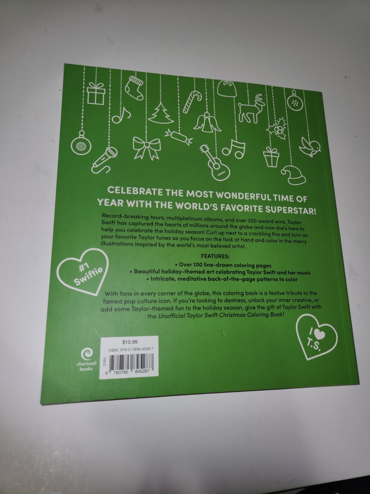 Taylor Swift Christmas Coloring Book Paperback 100 Pages NEW