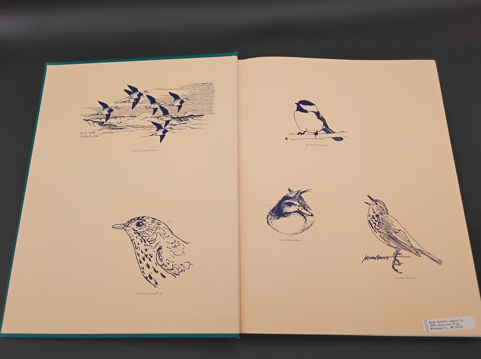 MASTERS OF DECORATIVE BIRD CARVING By Anne Small – Hardcover 1981
