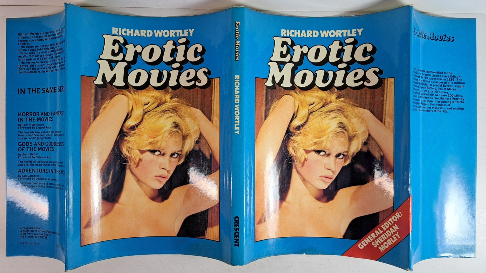 Erotic Movies by Richard, Hardcover, Dust Jacket, 1977
