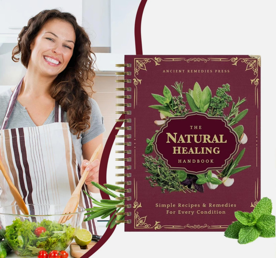 Natural Healing Handbook Herbal Remedies Book DIY Home Cure Wellness Guide NEW