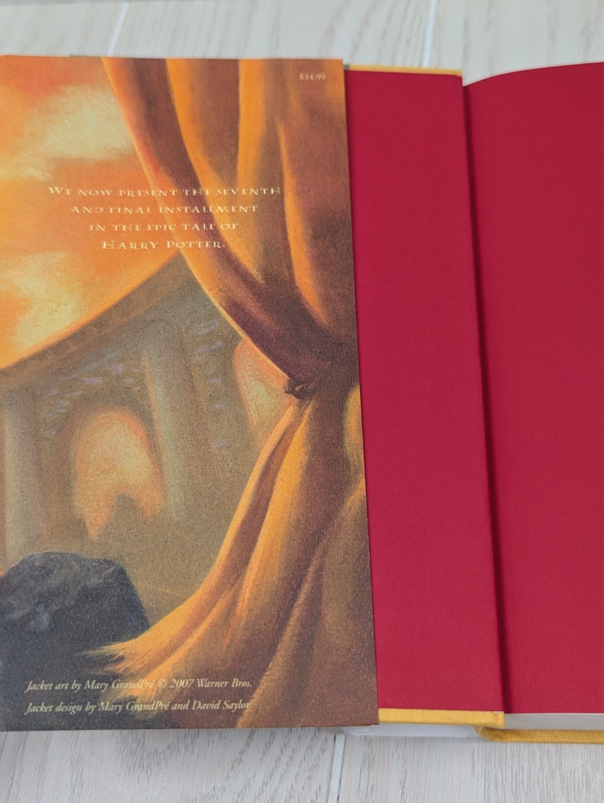 Harry Potter and Deathly Hallows 759 page error American First Edition 1st print