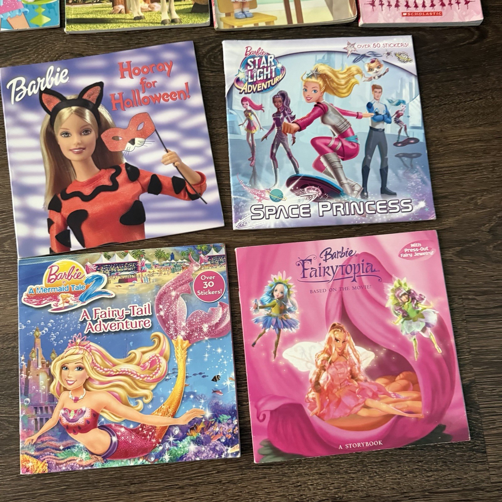 Barbie Book Lot 14 Fairytopia Mermaid Tale Golden Books Step Reading