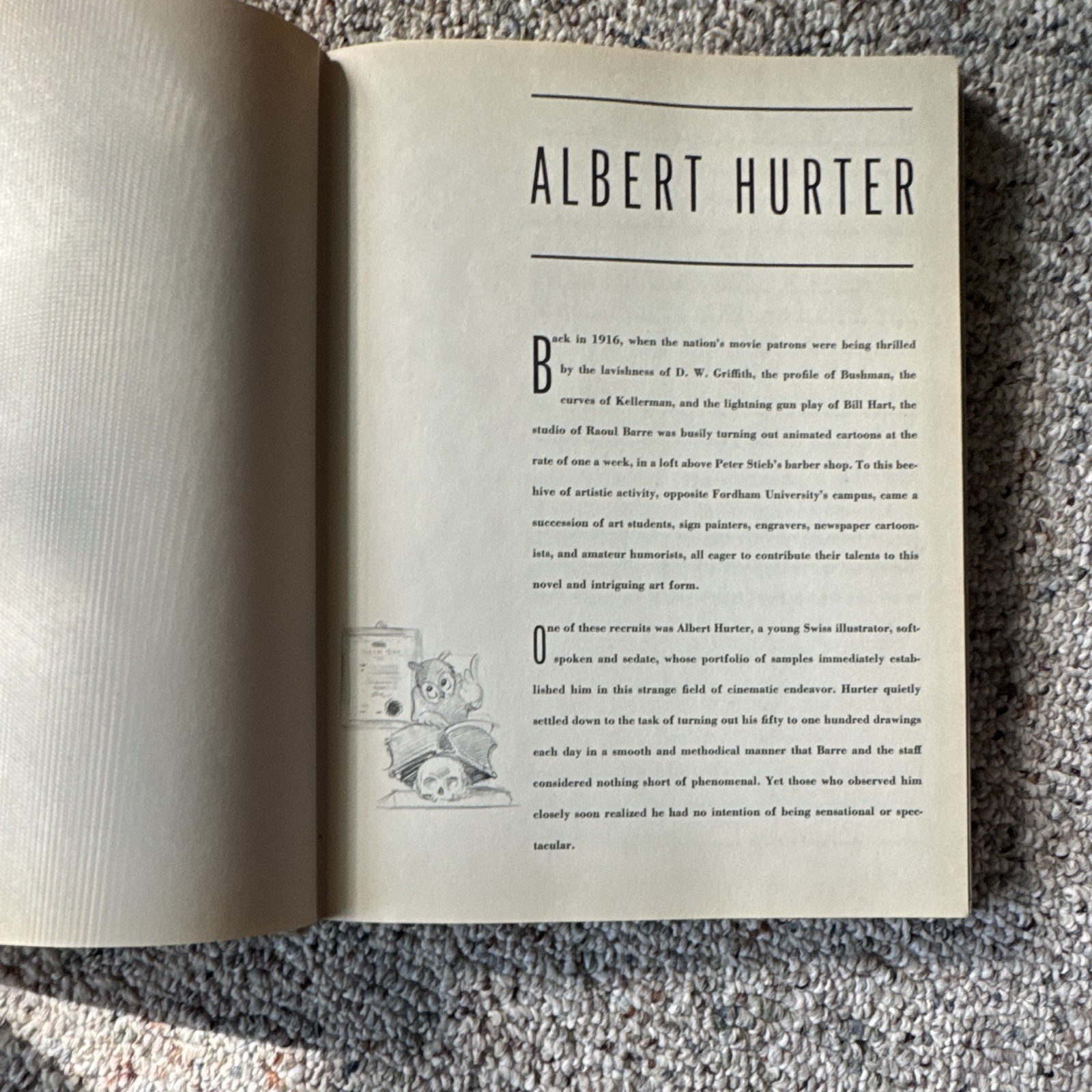 He Drew as He Pleased Albert Hurter Sketchbook Hardcover DJ 1st Ed 1931