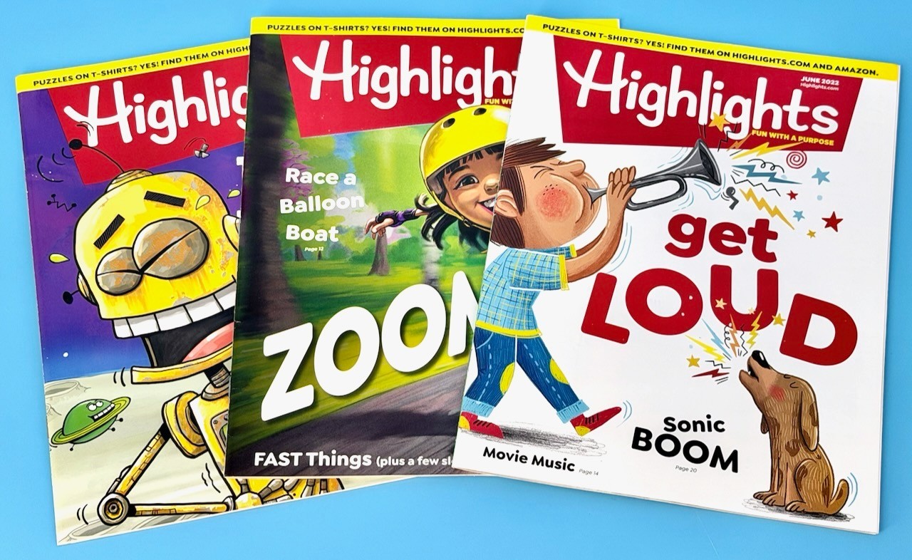 Highlights Magazine Kids Lot Of 12 – FULL YEAR 2022 Children Educational EUC