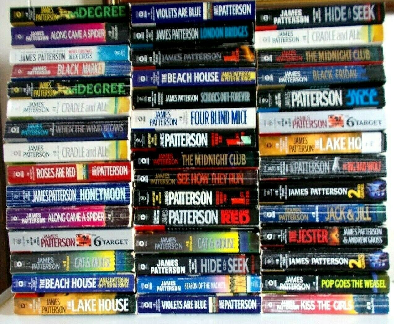 James Patterson Paperback Novels – U-Choose – Flat $4.50 Shipping
