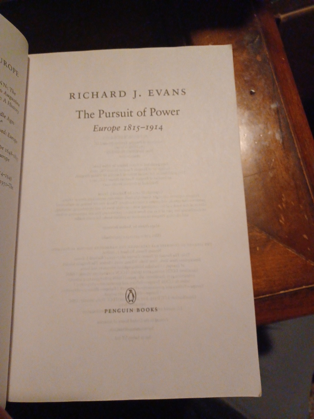 Pursuit of Power : Europe 1815-1914 by Richard J. Evans (2017, Trade Paperback)