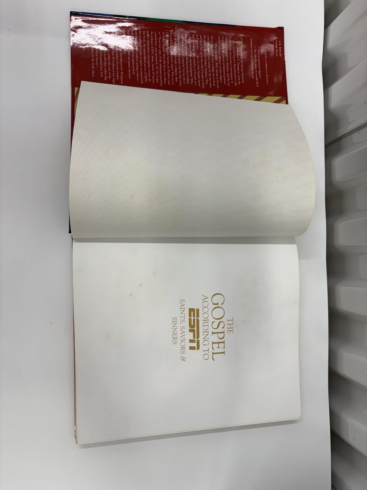 The Gospel According to ESPN Hardcover Book 1st Edition Hunter S Thompson 2002