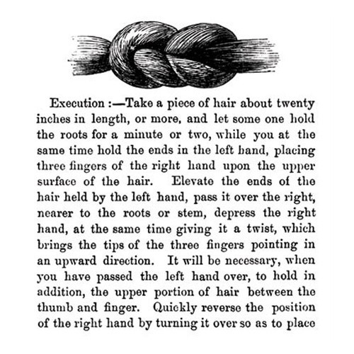 1886 Hairstyle Book (Vintage Victorian Hairstyling)