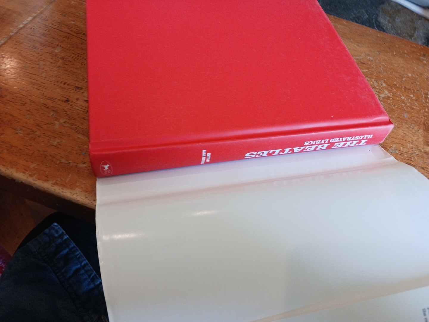 BEATLES – ILLUSTRATED LYRICS -267 PAGES -HARDCOVER HCDJ BOOK , 1991 ,THE BEATLES