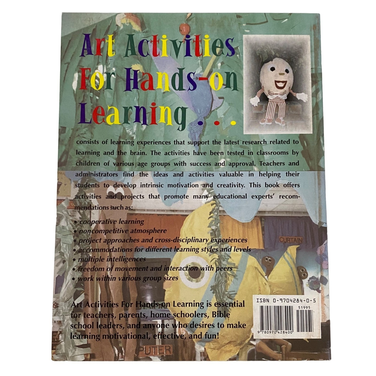 Art Activities for Hands On Learning Paperback Anita Wilkerson Homeschool 2000s