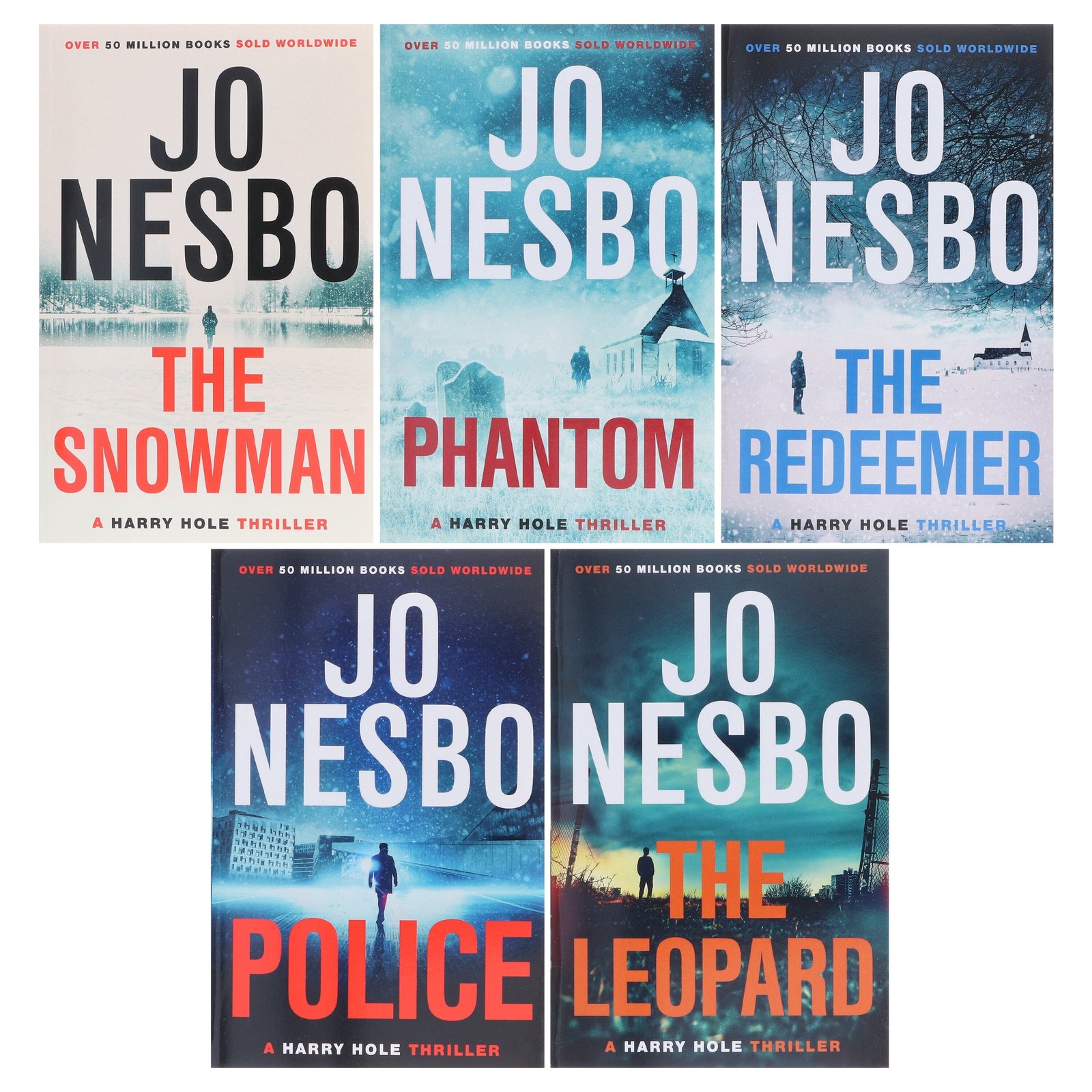 Harry Hole Series (Book 6-10) By Jo Nesbo: 5 Books Collection Set – Fiction – PB