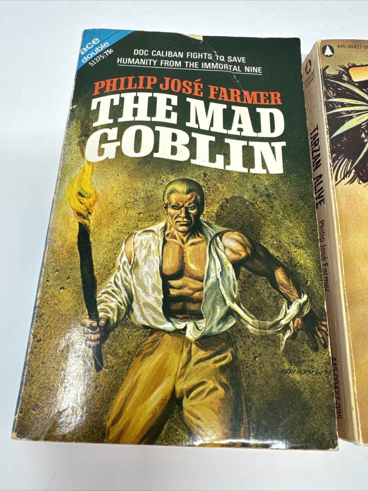 LOT OF 3 Philip Jose Farmer The Mad Goblin/Lord of the Trees Lord Tyger Tarzan